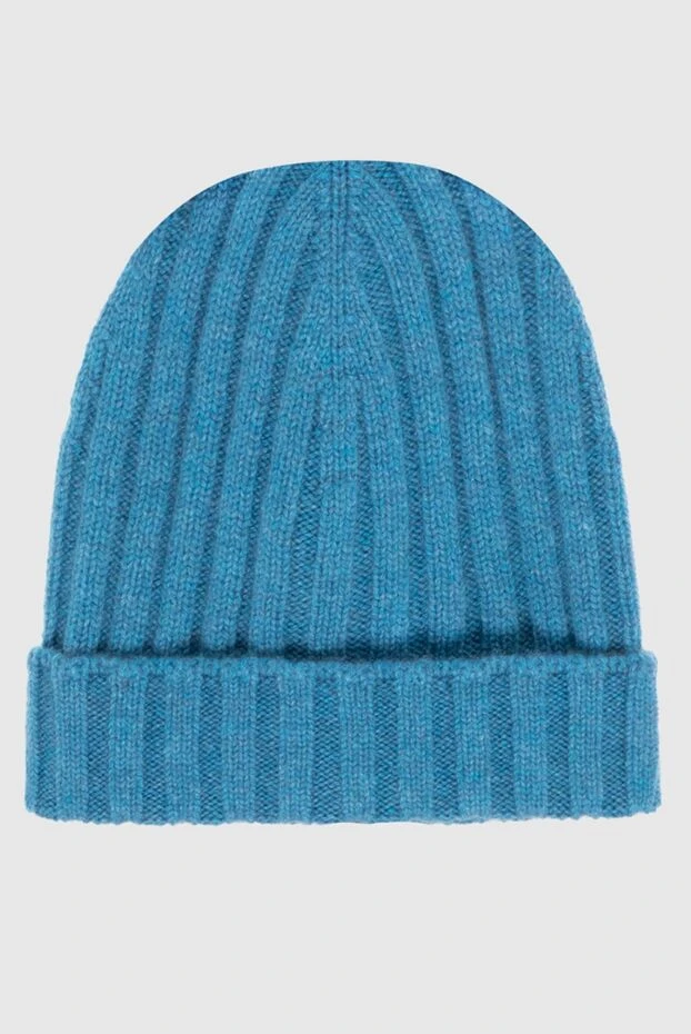 Gran Sasso мужские шапка из кашемира синяя мужская купить с ценами и фото 172018 - фото 1