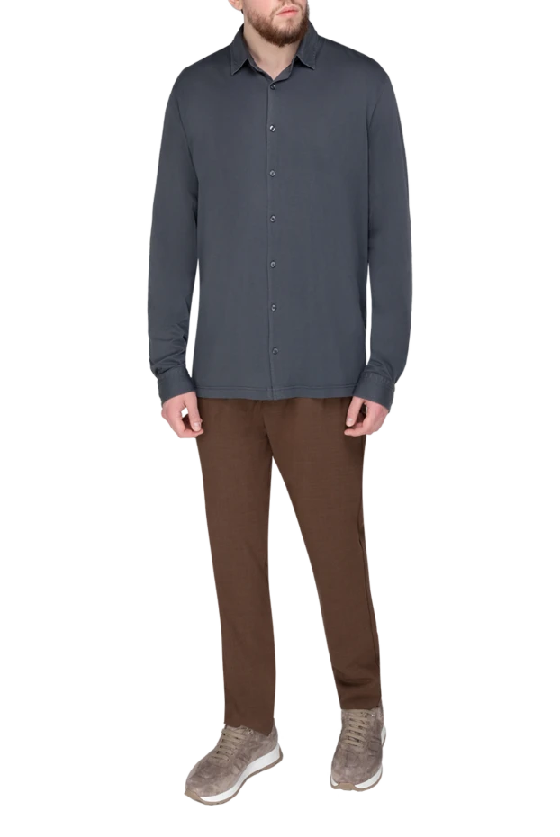 Gran Sasso man corduroy sleeve jumper for men 172047 - photo 2