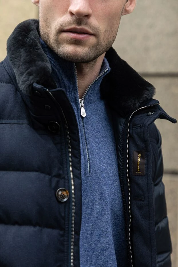 Gran Sasso троєр класичний вовняний сірий чоловічий 172038 - фото 2