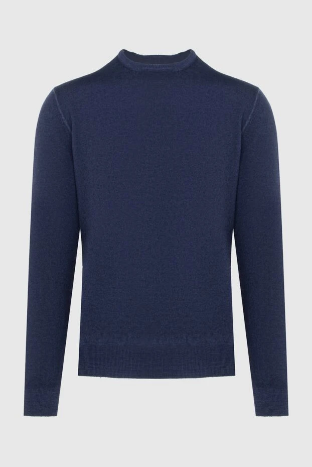Gran Sasso man wool and cashmere jumper blue for men buy with prices and photos 172042 - photo 1