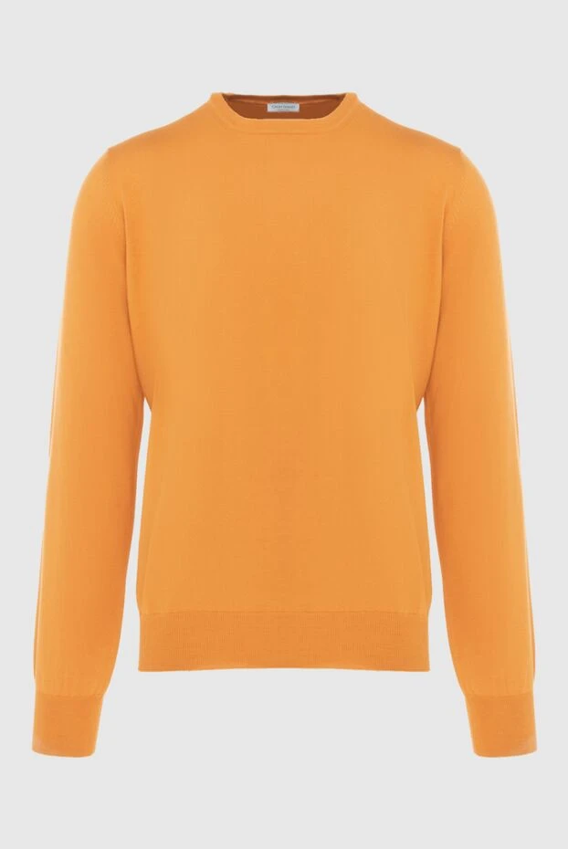 Gran Sasso men's cotton jumper in warm orange color 196550 - photo 1