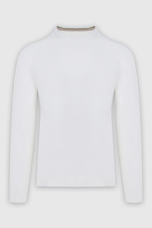 Gran Sasso man white cotton and cashmere jumper for men buy with prices and photos 172050 - photo 1