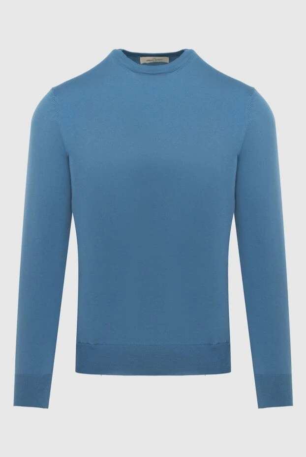 Gran Sasso man jumper cotton blue for men buy with prices and photos 172057 - photo 1