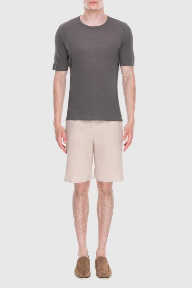 Gran Sasso dark grey linen t-shirt men's 196931 - photo 2