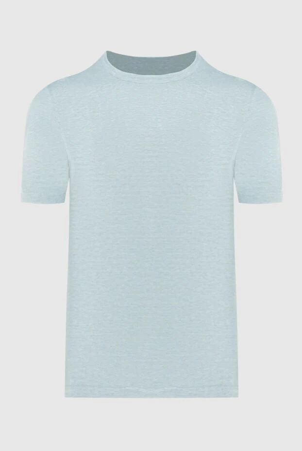 Gran Sasso man t-shirt linen blue for men buy with prices and photos 172081 - photo 1