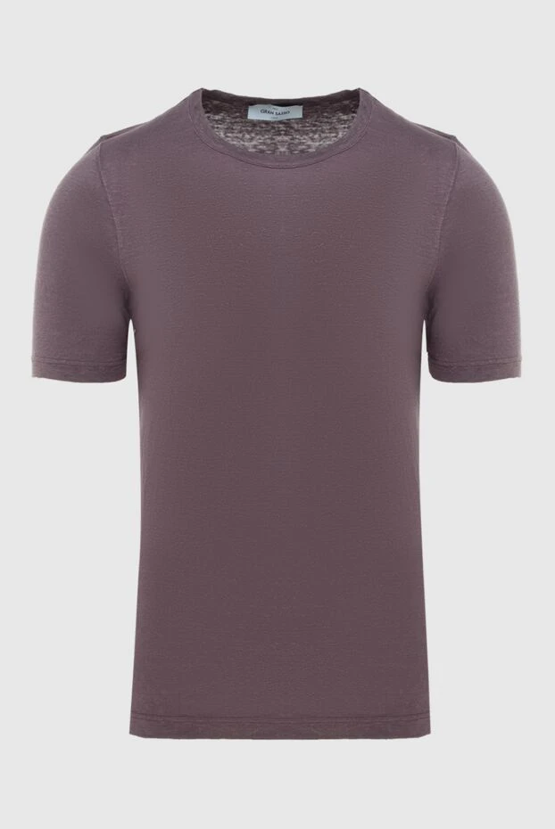 Gran Sasso man t-shirt linen pink for men buy with prices and photos 172085 - photo 1