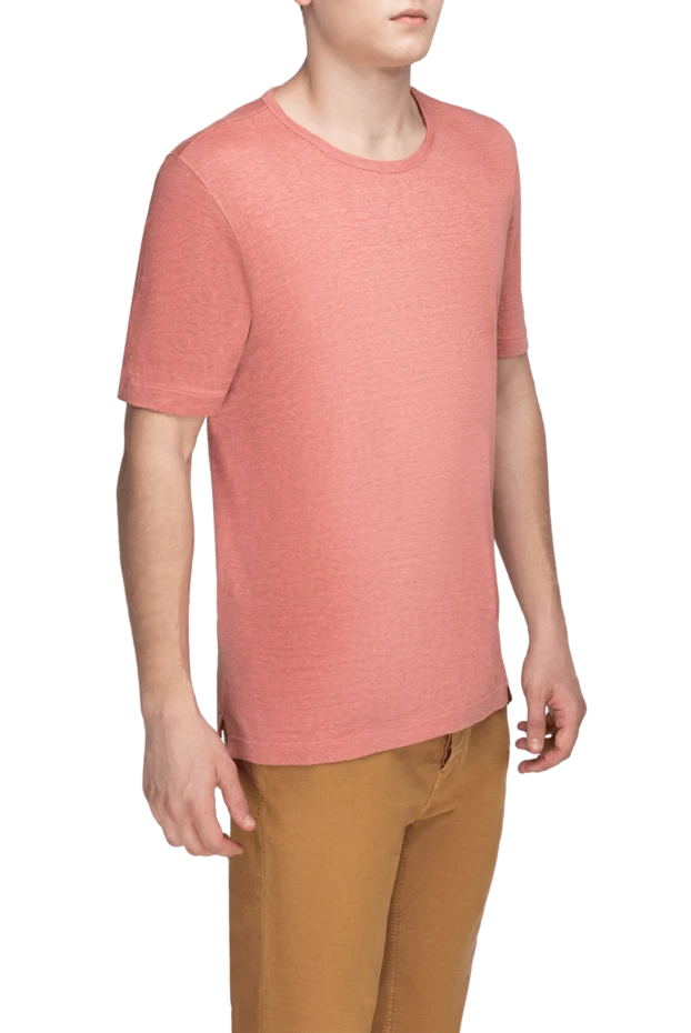 Gran Sasso man orange short sleeve jumper for men 172106 - photo 3