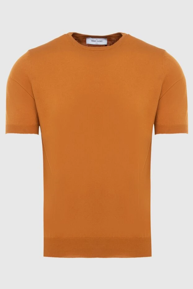 Gran Sasso чоловічі джемпер з коротким рукавом помаранчевий чоловічий купити фото з цінами 172106 - фото 1