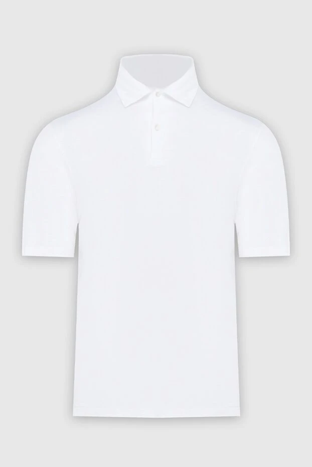 Gran Sasso man polo linen white for men buy with prices and photos 172124 - photo 1