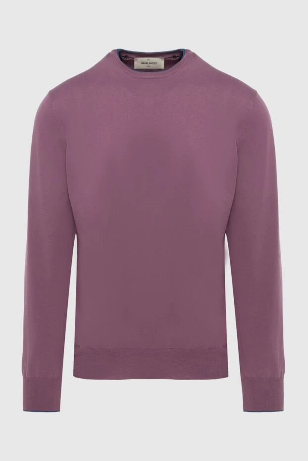 Gran Sasso cotton pink jumper for men 196539 - photo 1