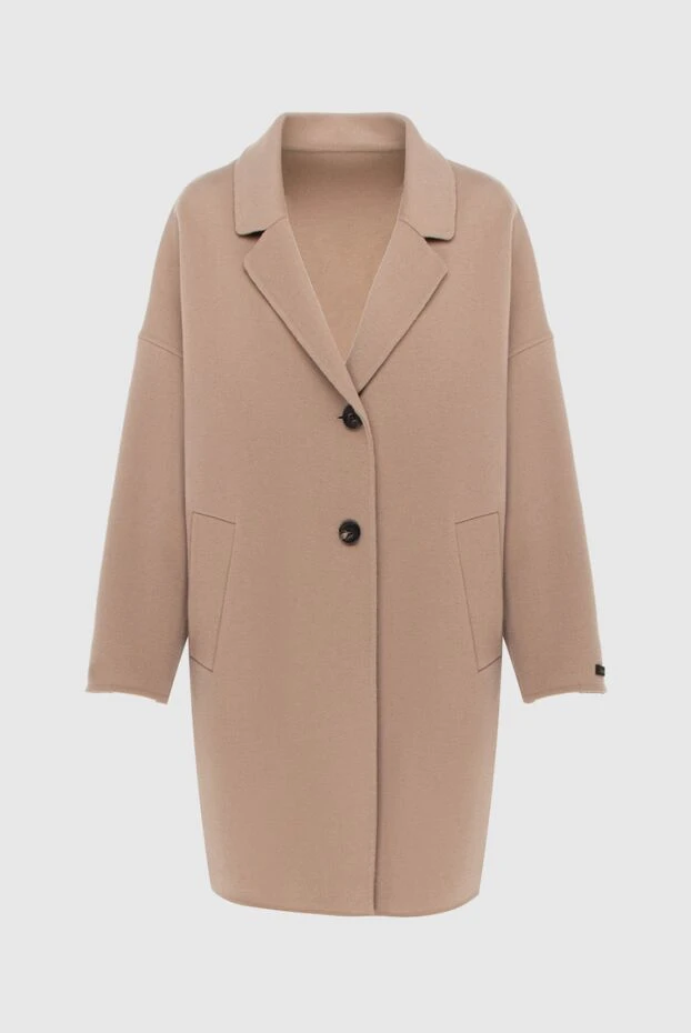 Peserico beige wool and cashmere coat for women 172133 - photo 1