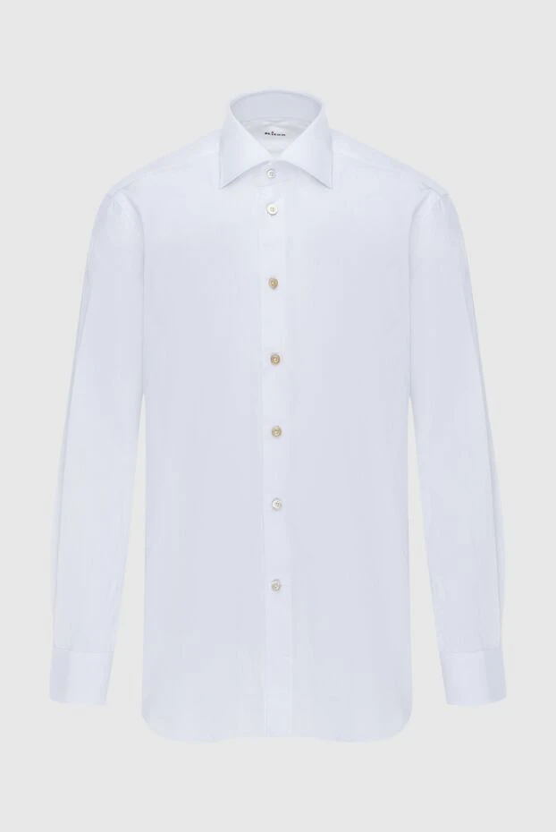 Kiton white cotton shirt for men 172149 - photo 1