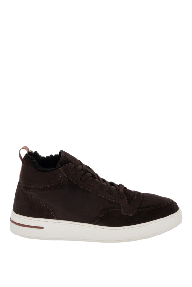 Loro Piana man brown suede sneakers for men buy with prices and photos 172191 - photo 1