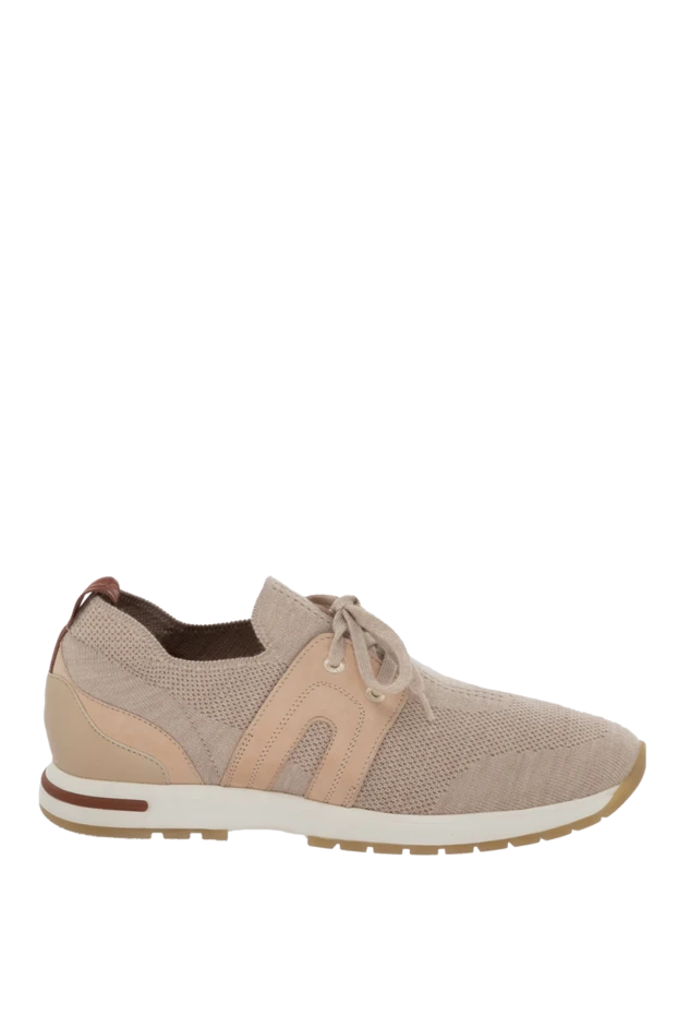 Loro Piana woman beige textile sneakers for women buy with prices and photos 172209 - photo 1