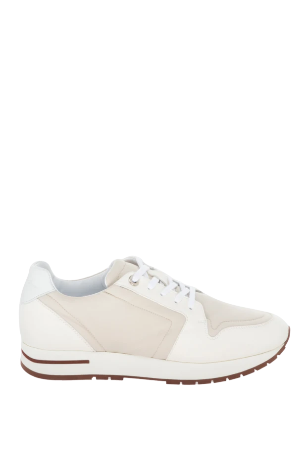 Loro Piana woman white textile and suede sneakers for women buy with prices and photos 172210 - photo 1