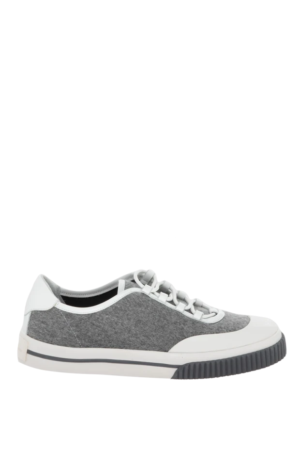 Loro Piana women's wool sneakers with a rubber sole gray 172213 - photo 1