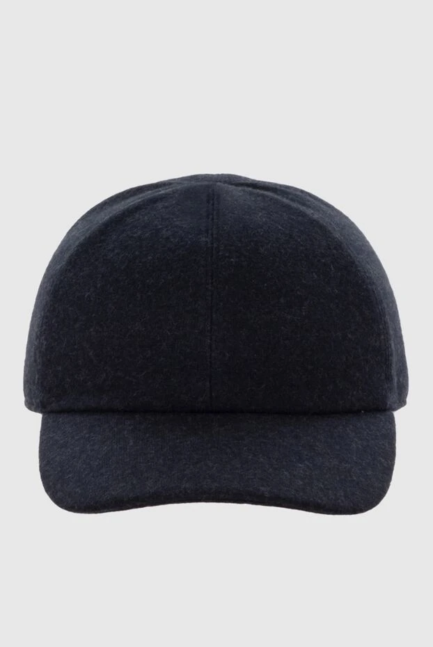 Loro Piana man cap made of cashmere and natural fur blue for men buy with prices and photos 172218 - photo 1