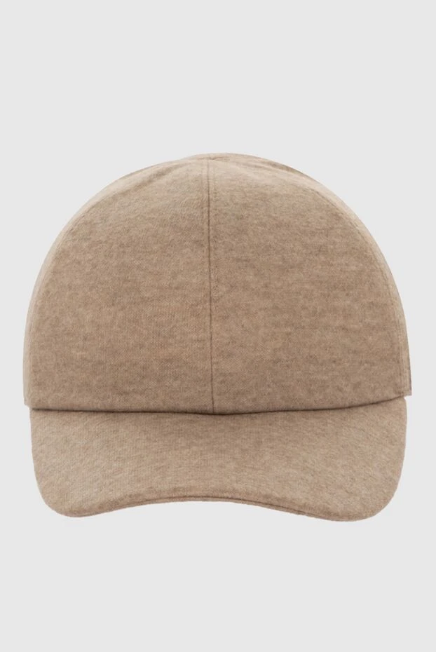 Loro Piana man cap made of cashmere and natural fur beige for men buy with prices and photos 172219 - photo 1