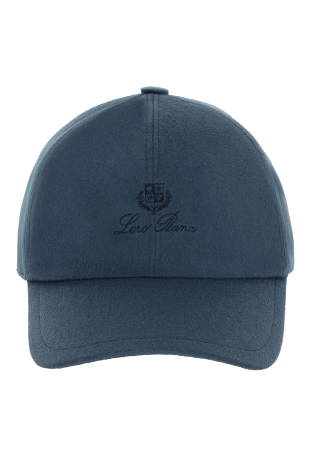 Loro Piana man beige men's baseball cap with logo made of cashmere 184924 - photo 1