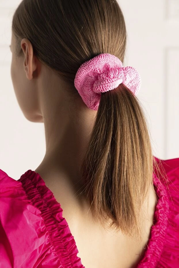 Hunza G женские резинка для волос розовая женская купить с ценами и фото 172228 - фото 2