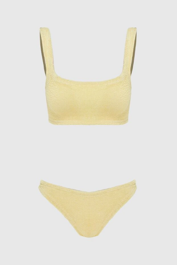 Hunza G women's two-piece swimsuit made of nylon and elastane yellow 172235 - photo 1