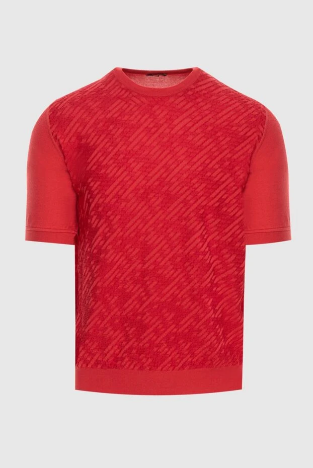 Zilli red cotton and silk jumper for men 172245 - photo 1