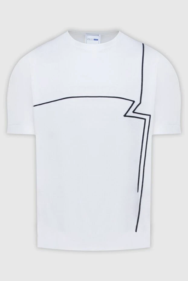 Zilli man jumper with short sleeves white for men buy with prices and photos 172250 - photo 1