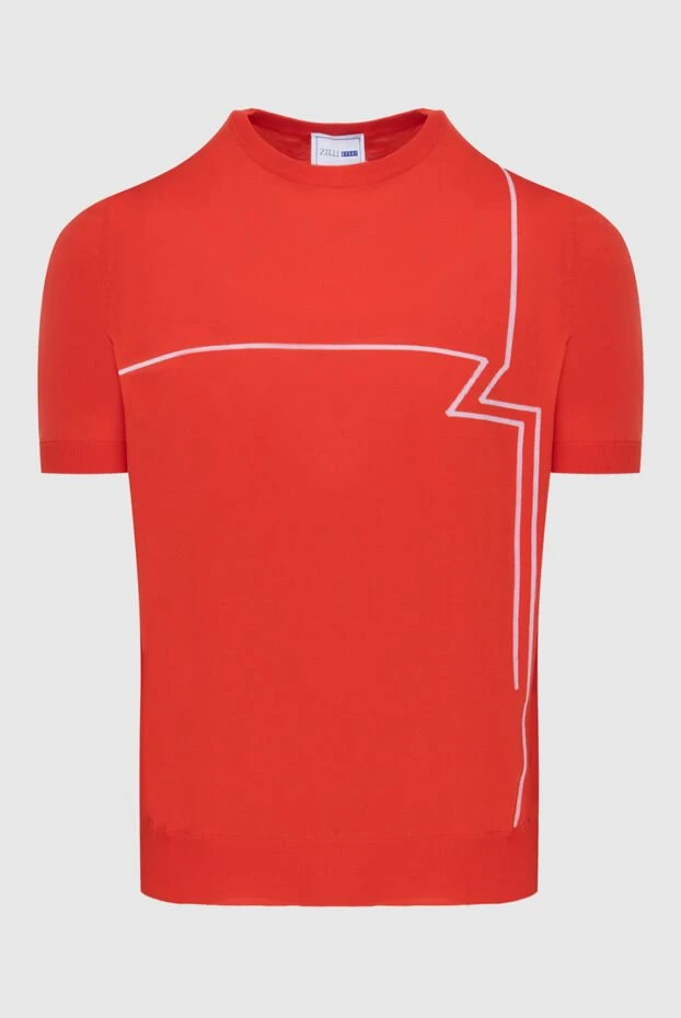 Zilli orange short sleeve jumper for men 172251 - photo 1