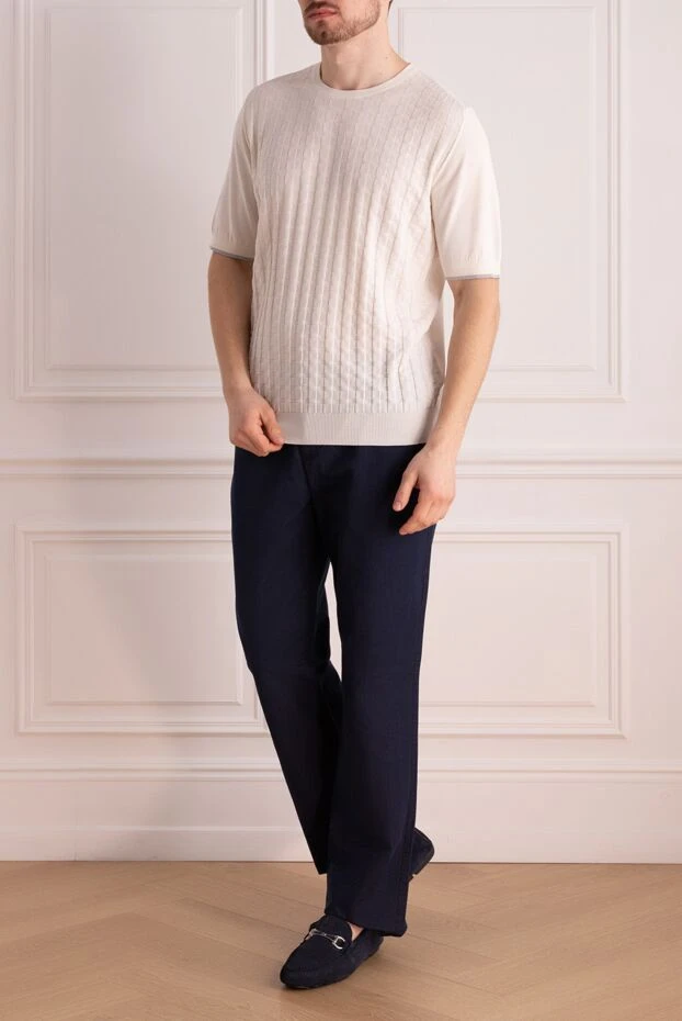 Zilli man jumper with short sleeves white for men buy with prices and photos 172252 - photo 2