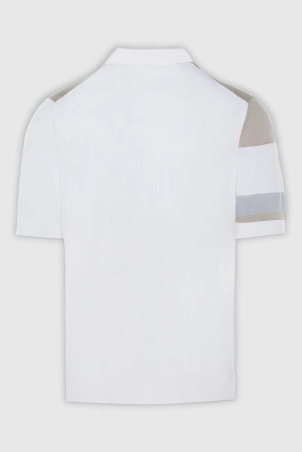 Zilli man white cotton and silk polo for men buy with prices and photos 172277 - photo 2