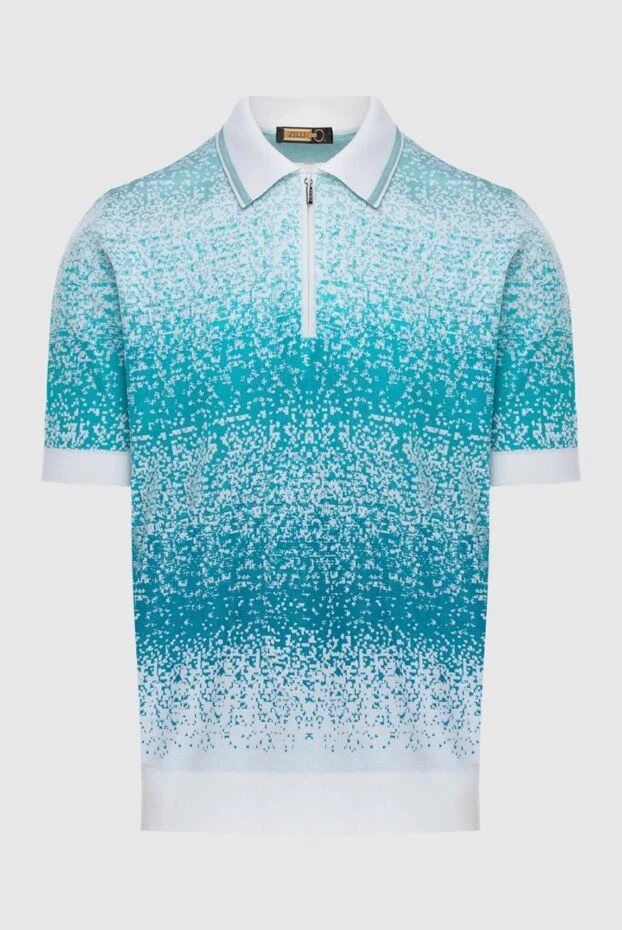 Zilli green cotton and silk polo for men 172280 - photo 1