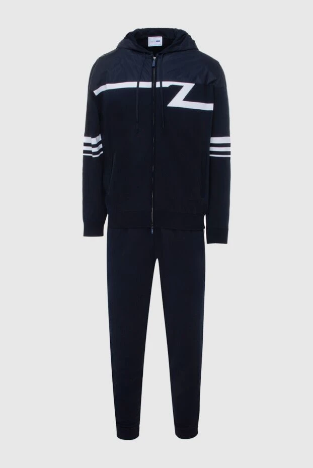 Zilli man blue men's sports suit made of cotton and polyamide 172286 - photo 1