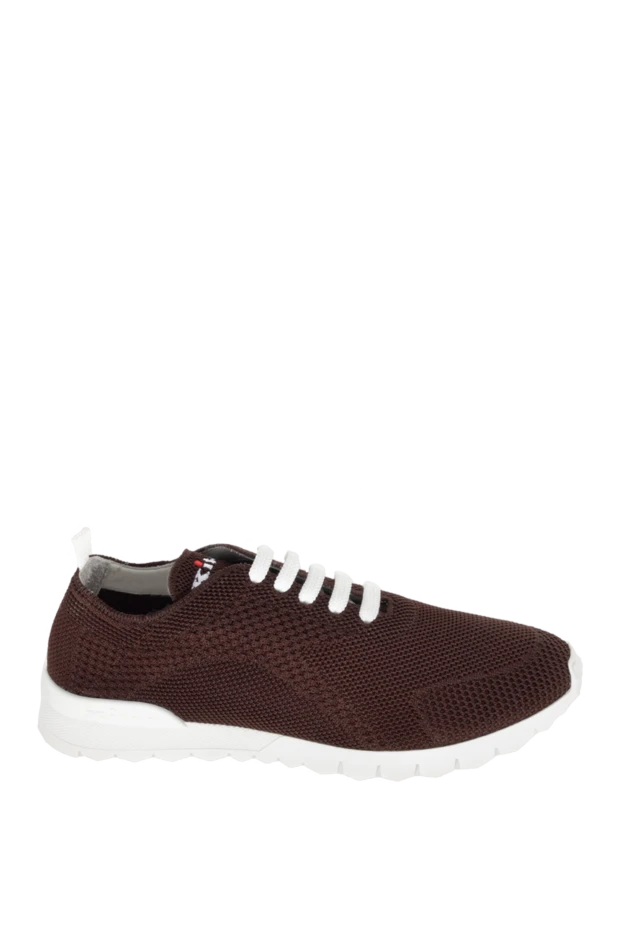 Kiton brown men's textile sneakers 172294 - photo 1