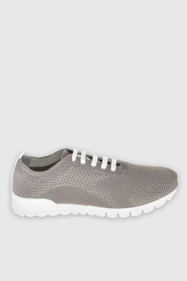 Kiton man gray textile sneakers for men 172299 - photo 1