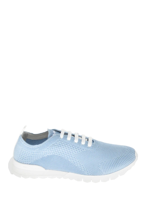 Kiton blue textile sneakers for men 172300 - photo 1