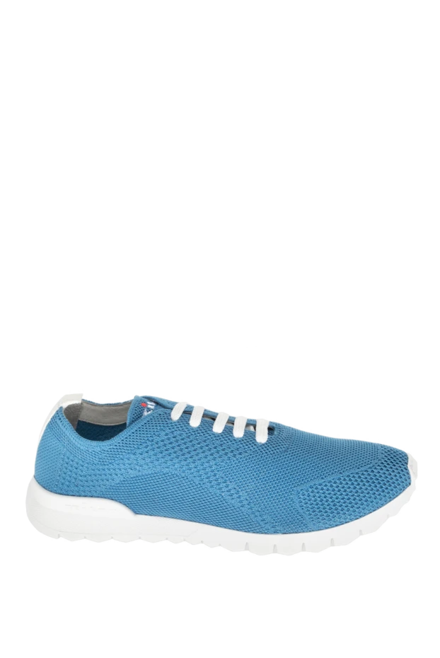 Kiton blue textile sneakers for men 172301 - photo 1