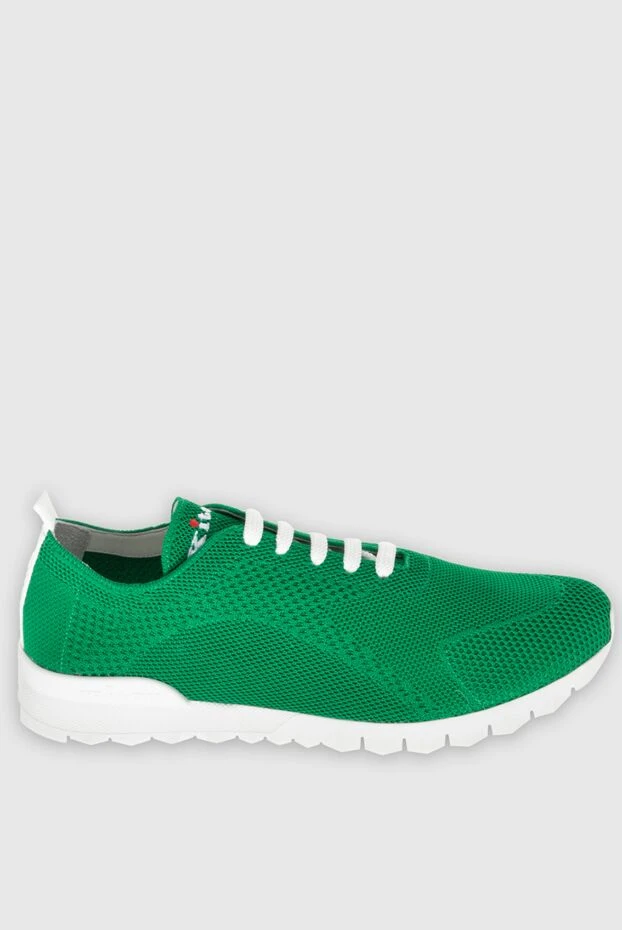 Kiton man green textile sneakers for men 172302 - photo 1