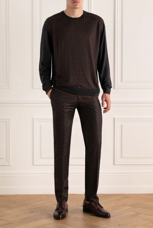 Stefano Ricci cashmere and silk jumper gray for men 172305 - photo 2