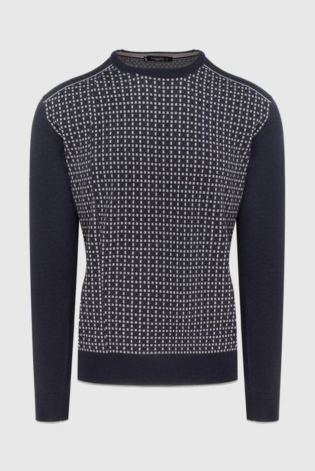 Stefano Ricci джемпер из кашемира и шелка черный мужской 172315 - фото 1