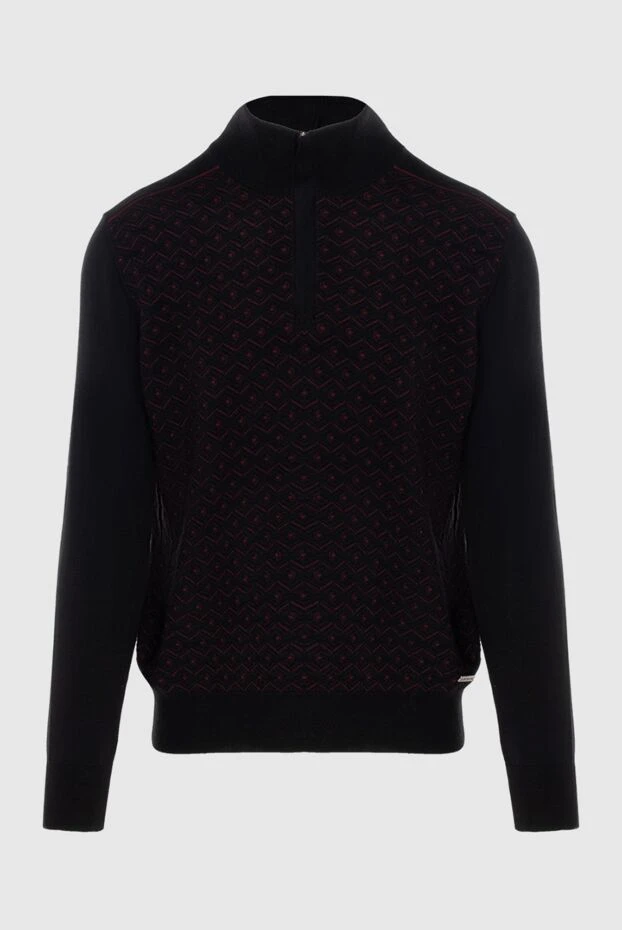 Stefano Ricci тройер из кашемира и шелка черный мужской 172326 - фото 1