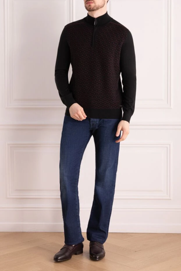 Stefano Ricci black cashmere and silk tee for men 172326 - photo 2