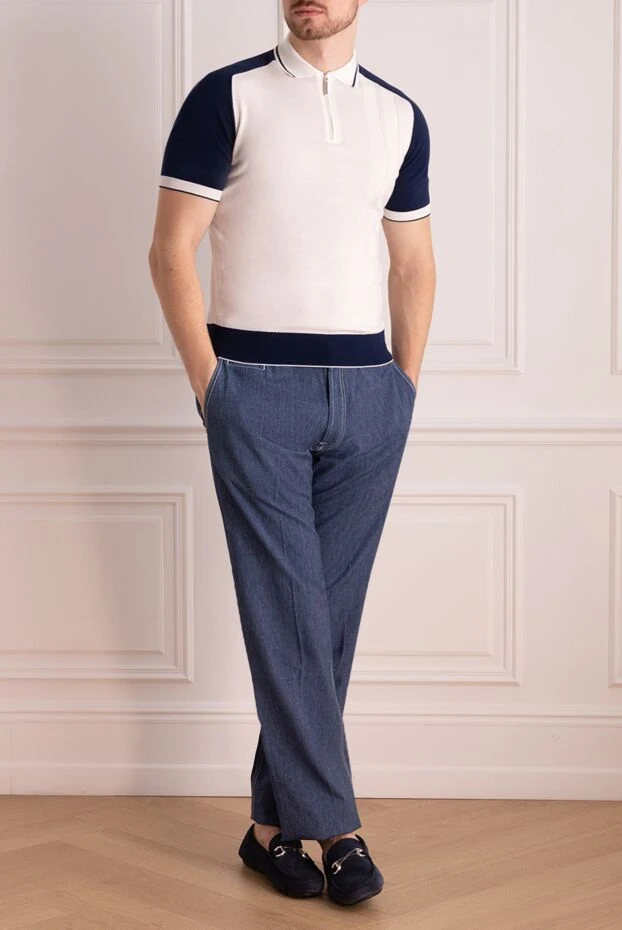 Stefano Ricci blue cotton jeans for men 172372 - photo 2