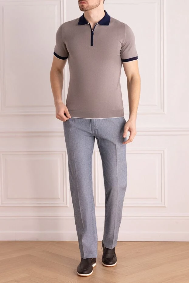 Stefano Ricci blue cotton jeans for men 172381 - photo 2