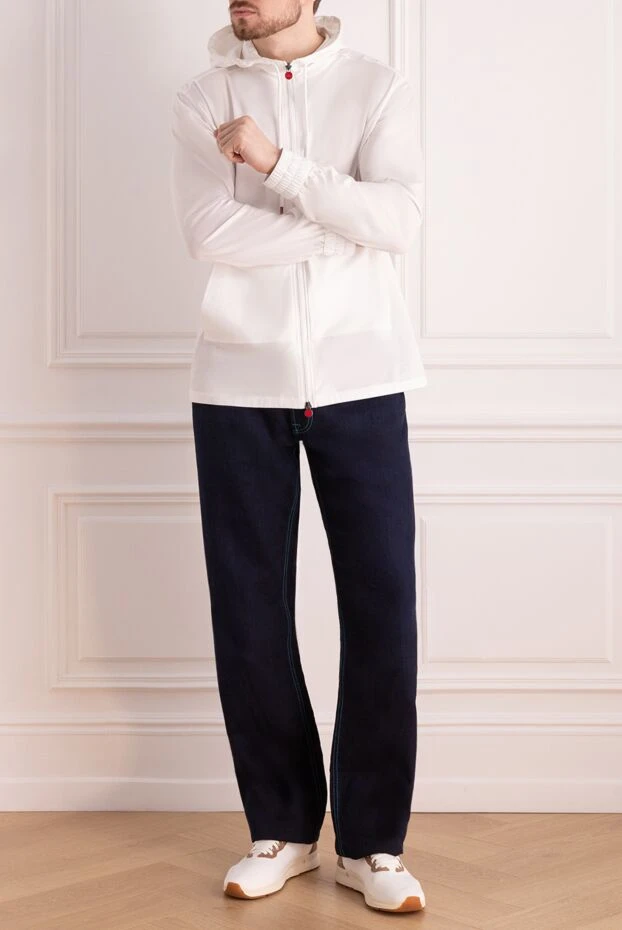 Stefano Ricci blue cotton and linen jeans for men 172394 - photo 2