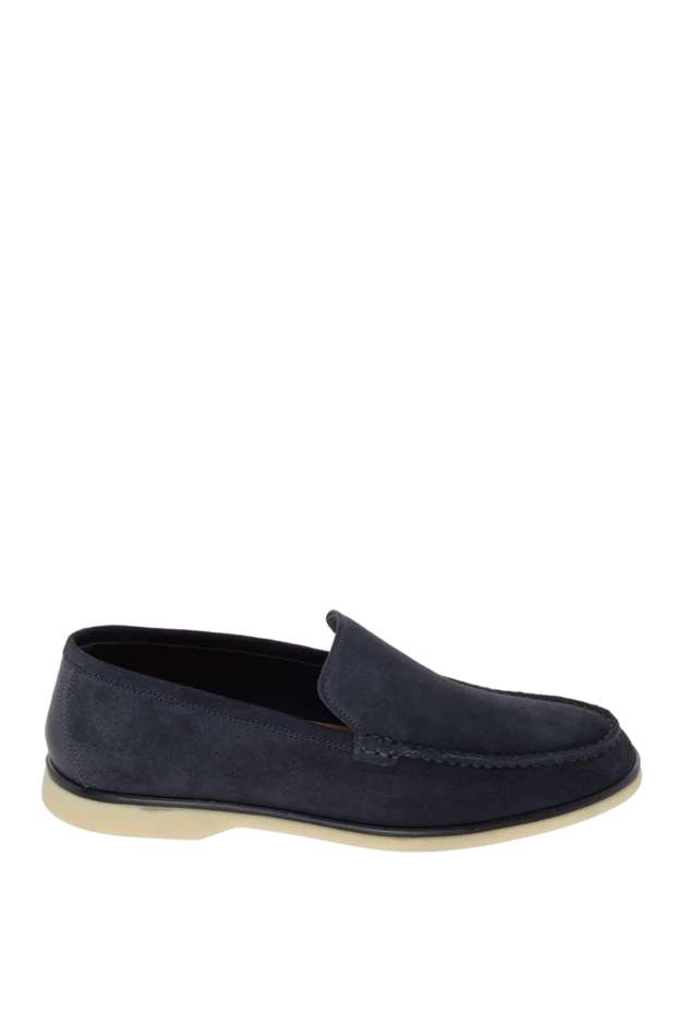 Cesare di Napoli man blue suede loafers for men buy with prices and photos 172400 - photo 1