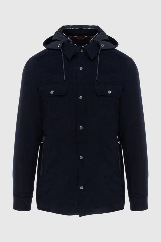 Seraphin мужские куртка из кашемира и шелка синяя мужская купить с ценами и фото 172449 - фото 1