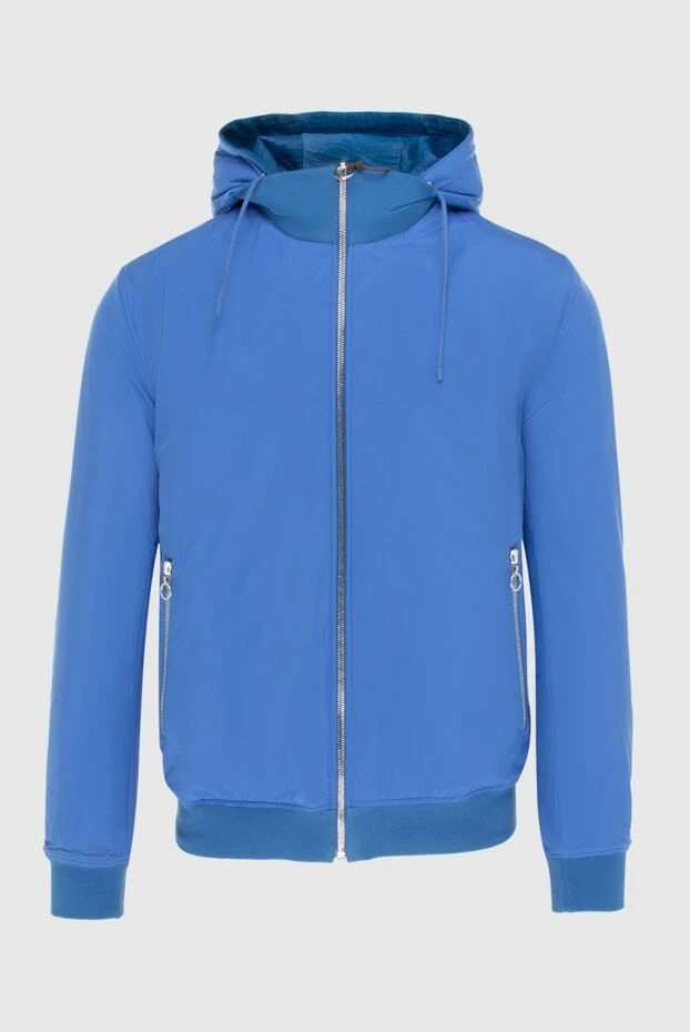 Seraphin мужские куртка из сафьяновой кожи и шелка голубая мужская купить с ценами и фото 172451 - фото 1