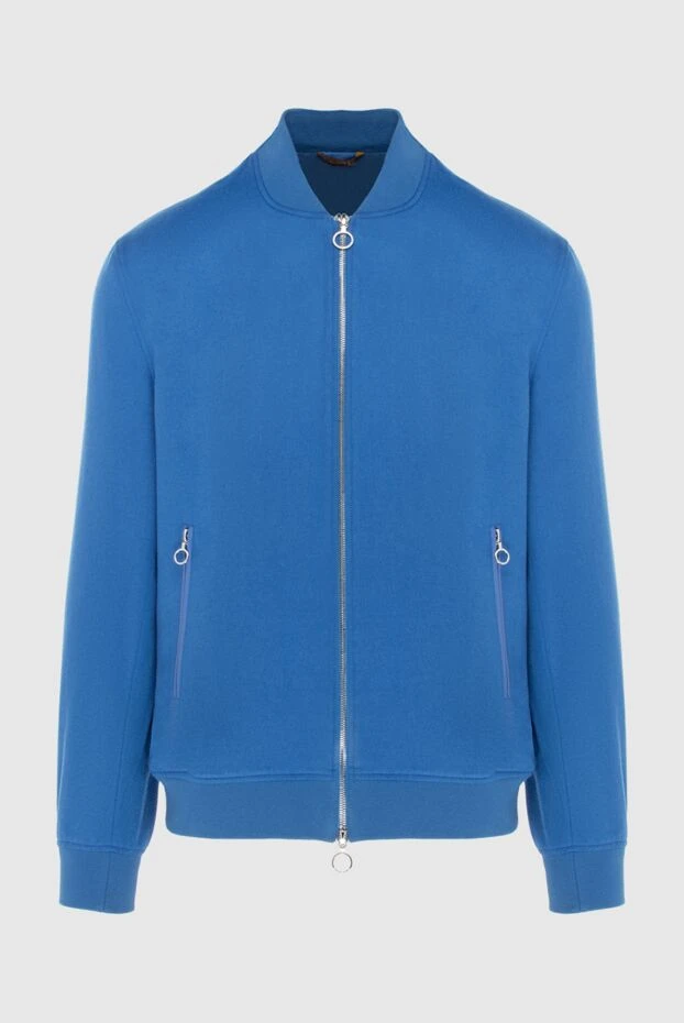 Seraphin man cashmere and silk jacket blue for men buy with prices and photos 172455 - photo 1