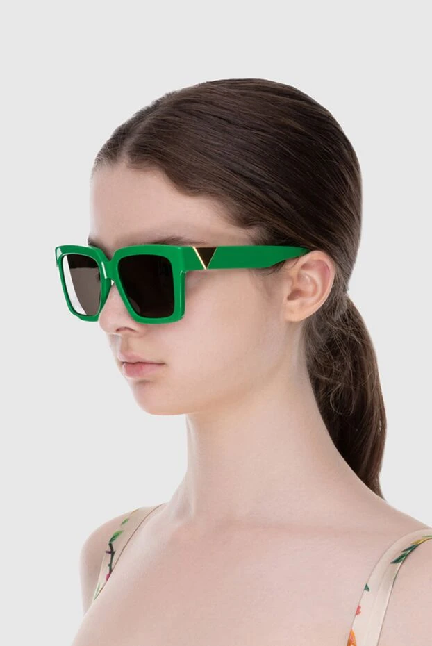 Bottega Veneta женские очки солнцезащитные женские купить с ценами и фото 172485 - фото 2