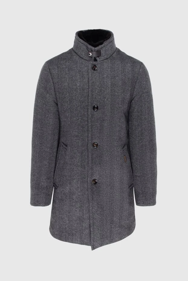Moorer мужские пальто из шерсти и кашемира серое мужское купить с ценами и фото 172524 - фото 1
